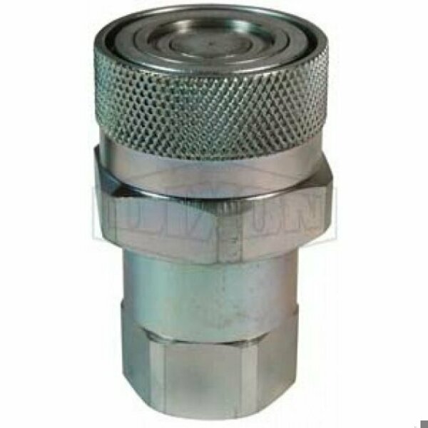 Dixon VEP Hydraulic Coupler, 3/4 in x 3/4-14 Nominal, Hose x Female NPTF, Steel, Domestic 6VEPF6